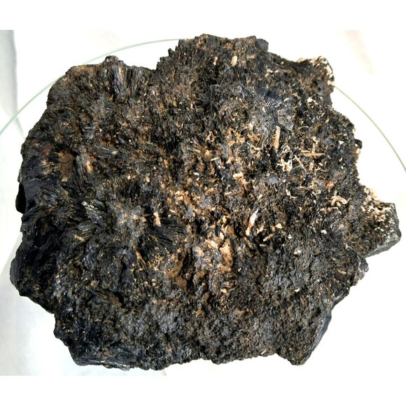 2.14lb 1288g  Rough Black Tourmaline Crystal Mineral Negativity Cleansing Stone - Picture 3 of 13